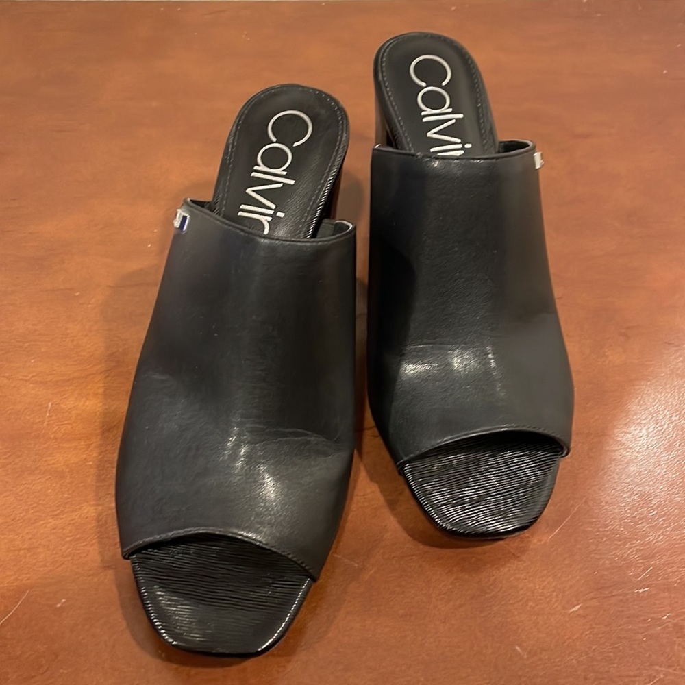 Calvin Klein Clemence Slip On Sandals 7.5